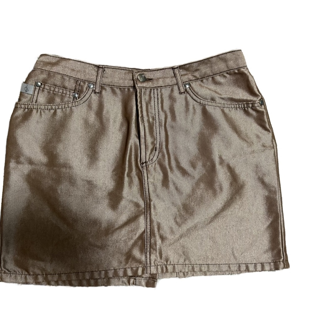 Baby Phat Tan Mini Skirt